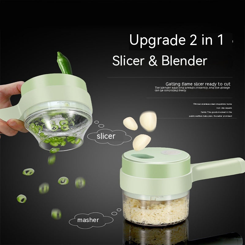 !!!𝗡𝗘𝗪!!! Chopper Mini Wireless Electric Mashed Garlic Cutting And Pressing Stir