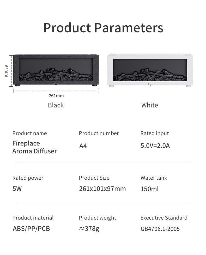 !!!𝗡𝗘𝗪!!! Fireplace Simulation Flame Aromatherapy Machine