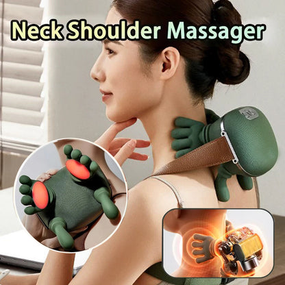 !Muscle Massager Wireless Shoulder And Back Kneading Massage